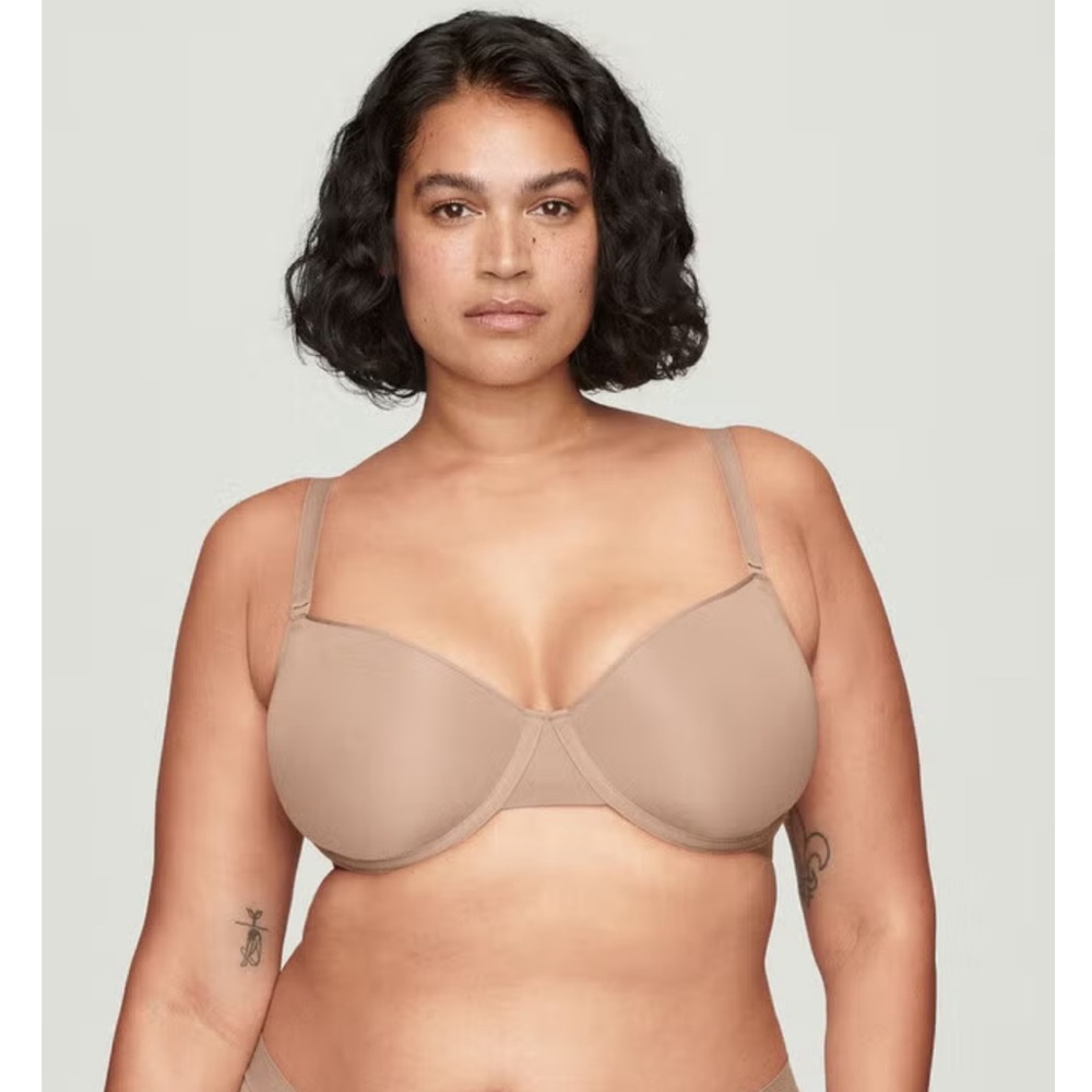 CUUP The Demi Spacer Bra in Taupe